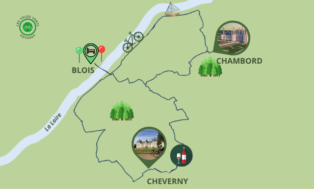 Itinéraire autour de Blois